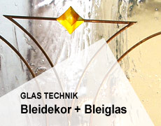 Bleidekor und Bleiglas